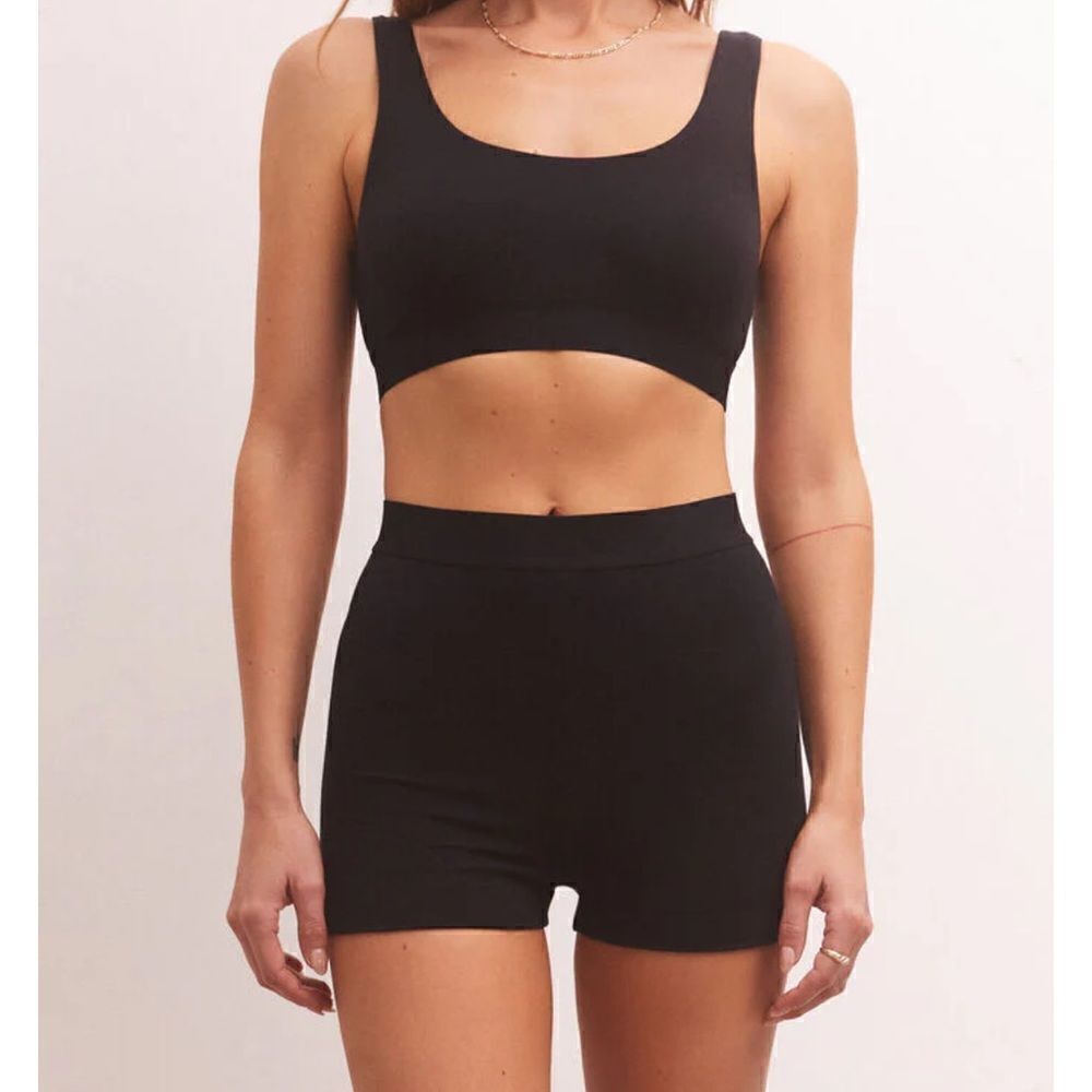 Z SUPPLY Everyday Tank Bra Black